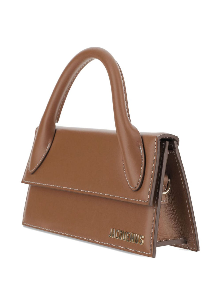 JACQUEMUS Le Chiquito Long Handbag - Leather Brown