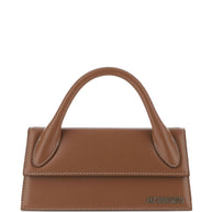 JACQUEMUS Le Chiquito Long Handbag - Leather Brown