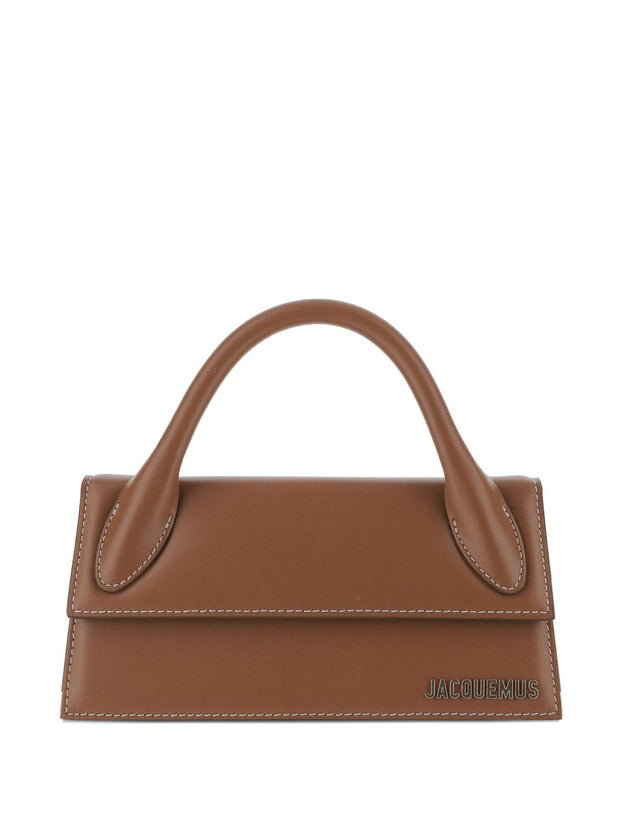 JACQUEMUS Le Chiquito Long Handbag - Leather Brown