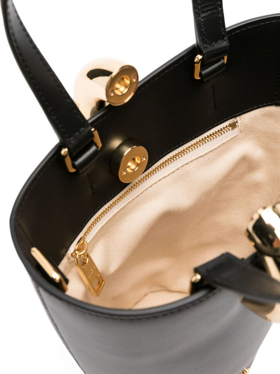 JACQUEMUS Le Petit Bambola Bucket Bag - Black