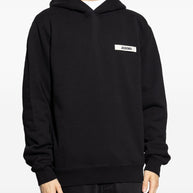 JACQUEMUS Le Hoodie Gros Grain - Black