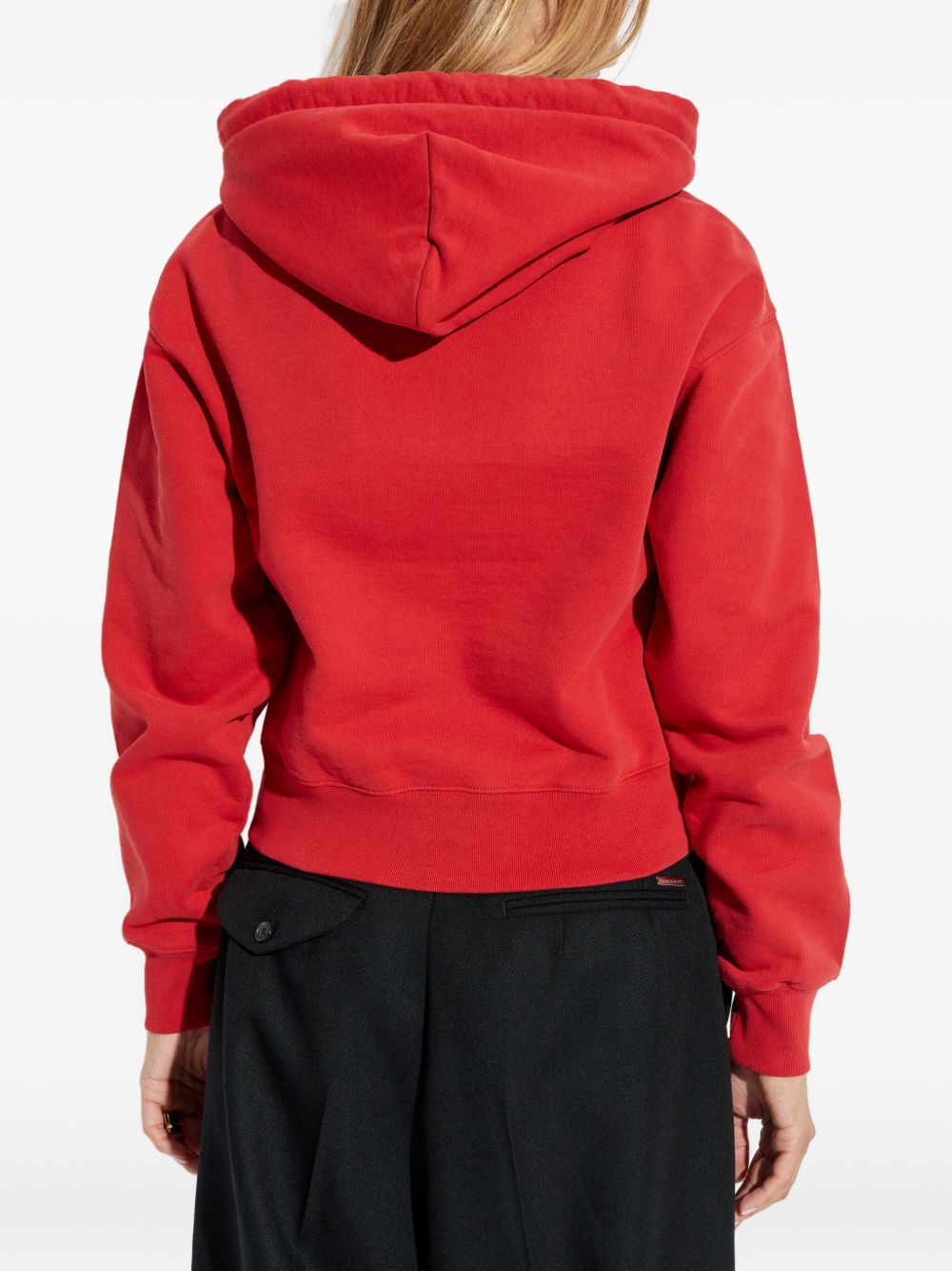 JACQUEMUS Le Hoodie Gros Grain - Red