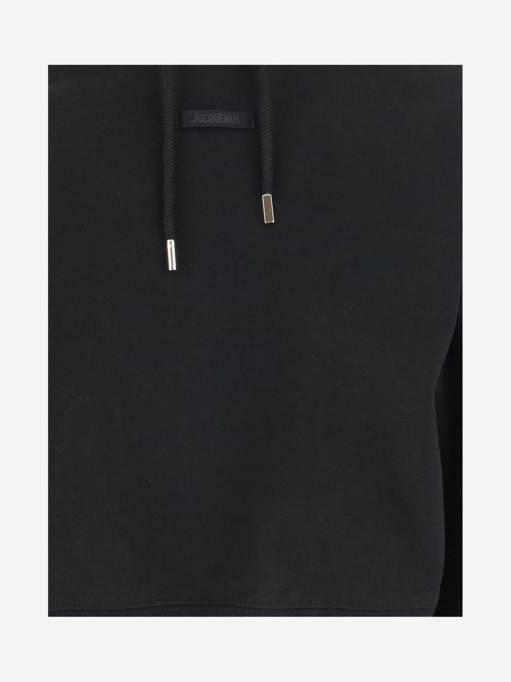 JACQUEMUS  Le Hoodie Gros Grain - Black