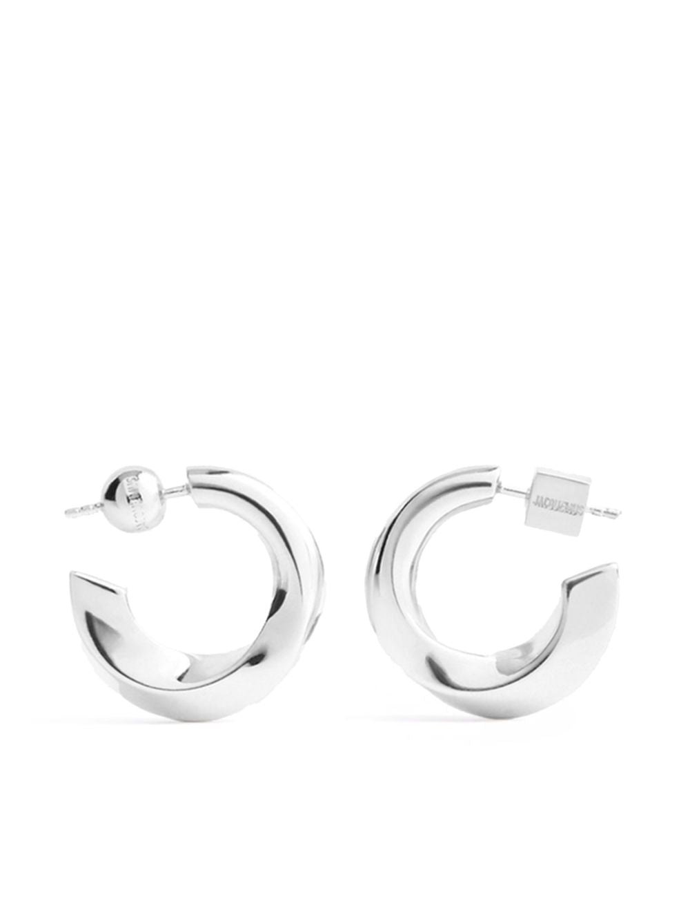 JACQUEMUS Les Creoles Tourni Earrings