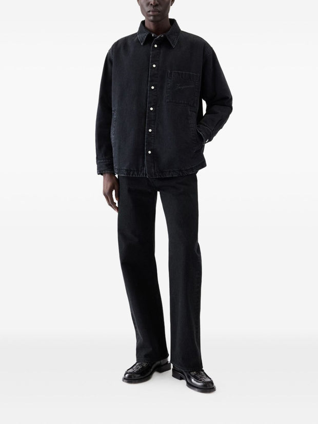 JACQUEMUS La Chemise Boulanger Shirt - Black