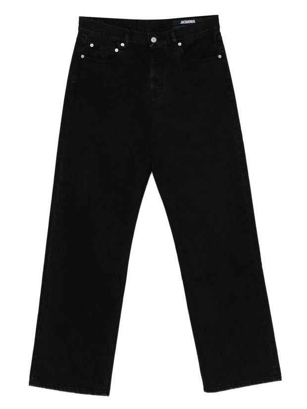 JACQUEMUS Le De-Nimes Droit Jeans - Black