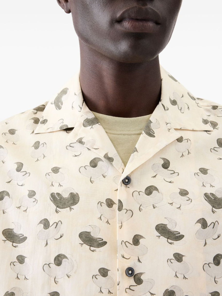 JACQUEMUS La Chemise Jean Shirt Beige