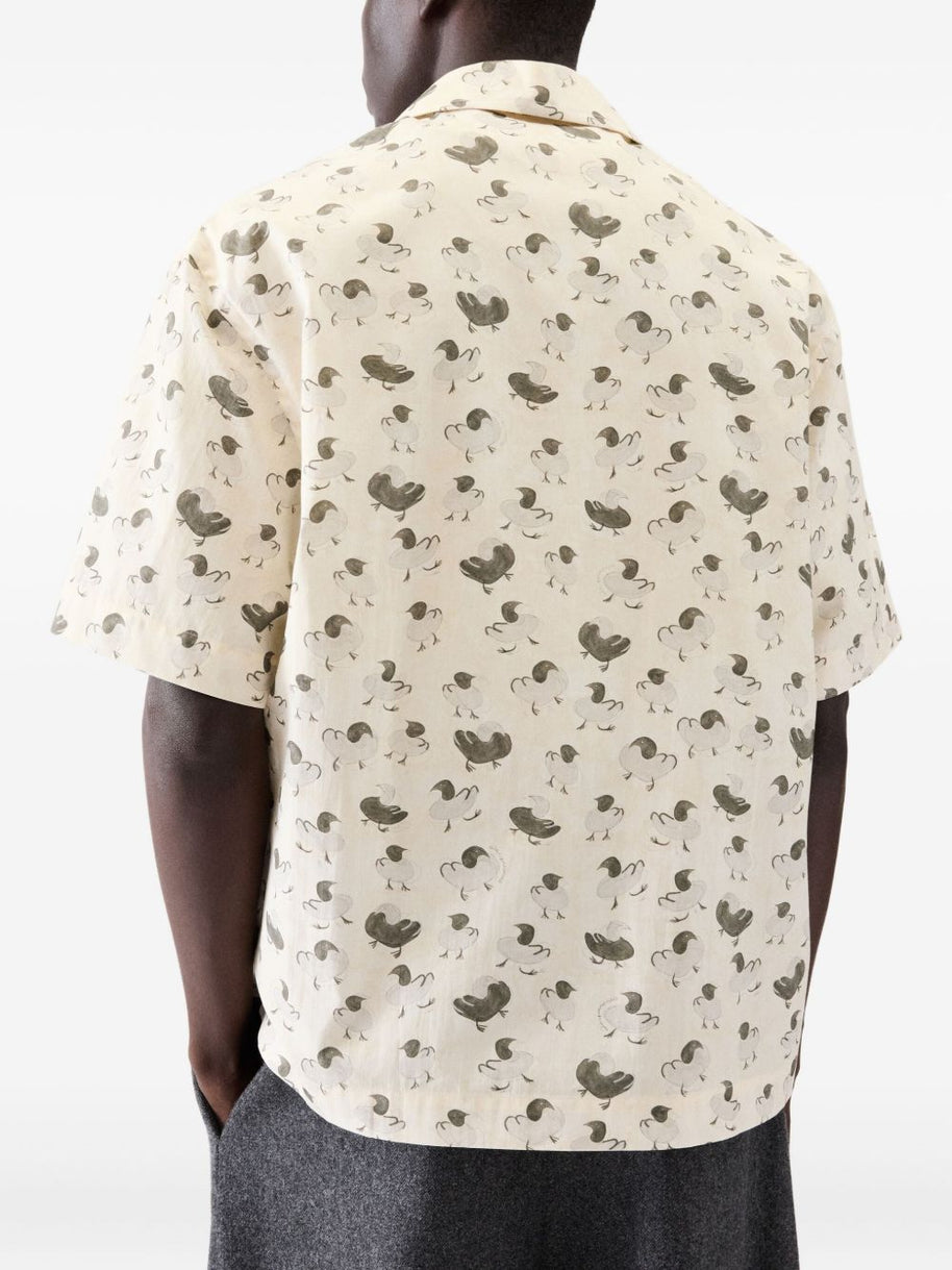 JACQUEMUS La Chemise Jean Shirt Beige