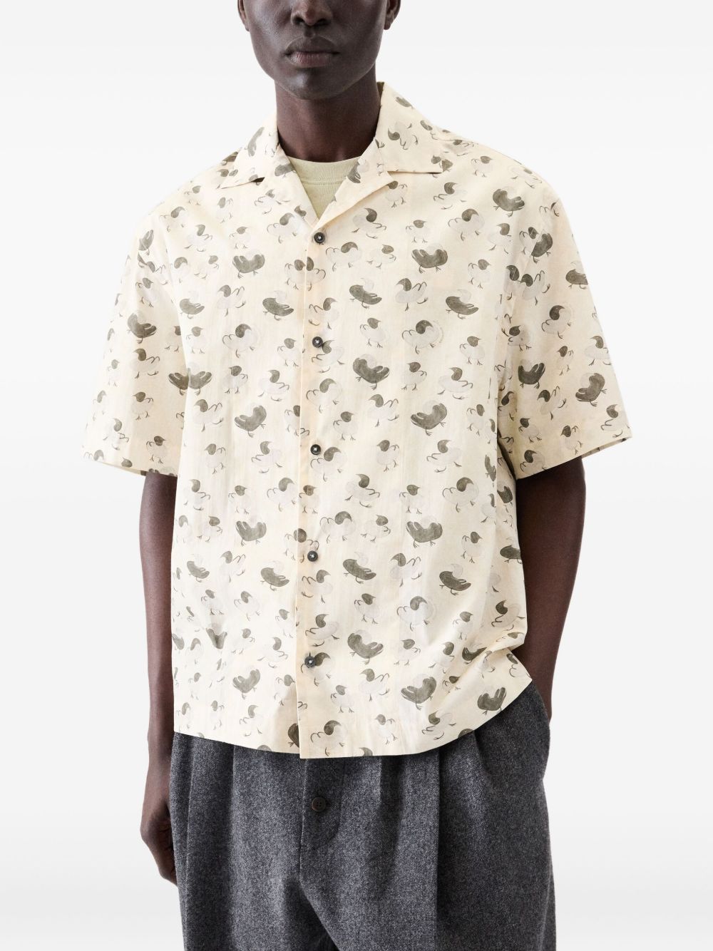 JACQUEMUS La Chemise Jean Shirt Beige