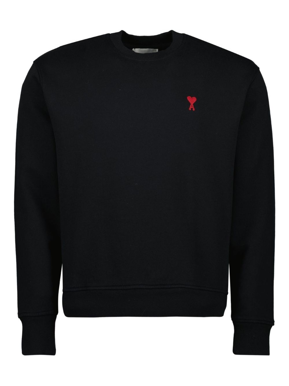 Ami Paris Ami De Coeur Cotton Sweatshirt - Black