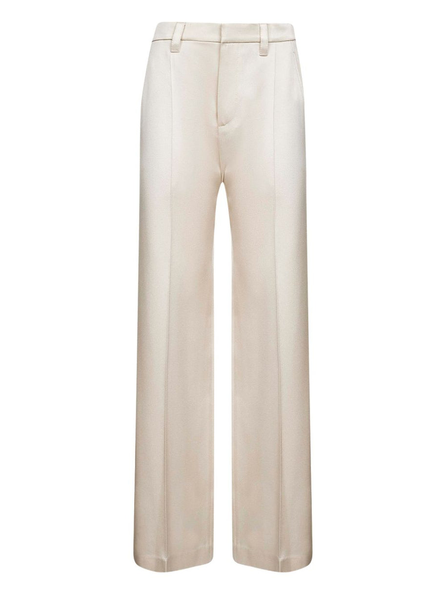 Brunello Cucinelli Pressed-crease Satin Trousers