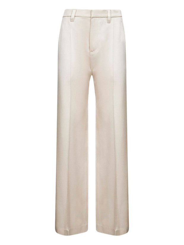 Brunello Cucinelli Pressed-crease Satin Trousers