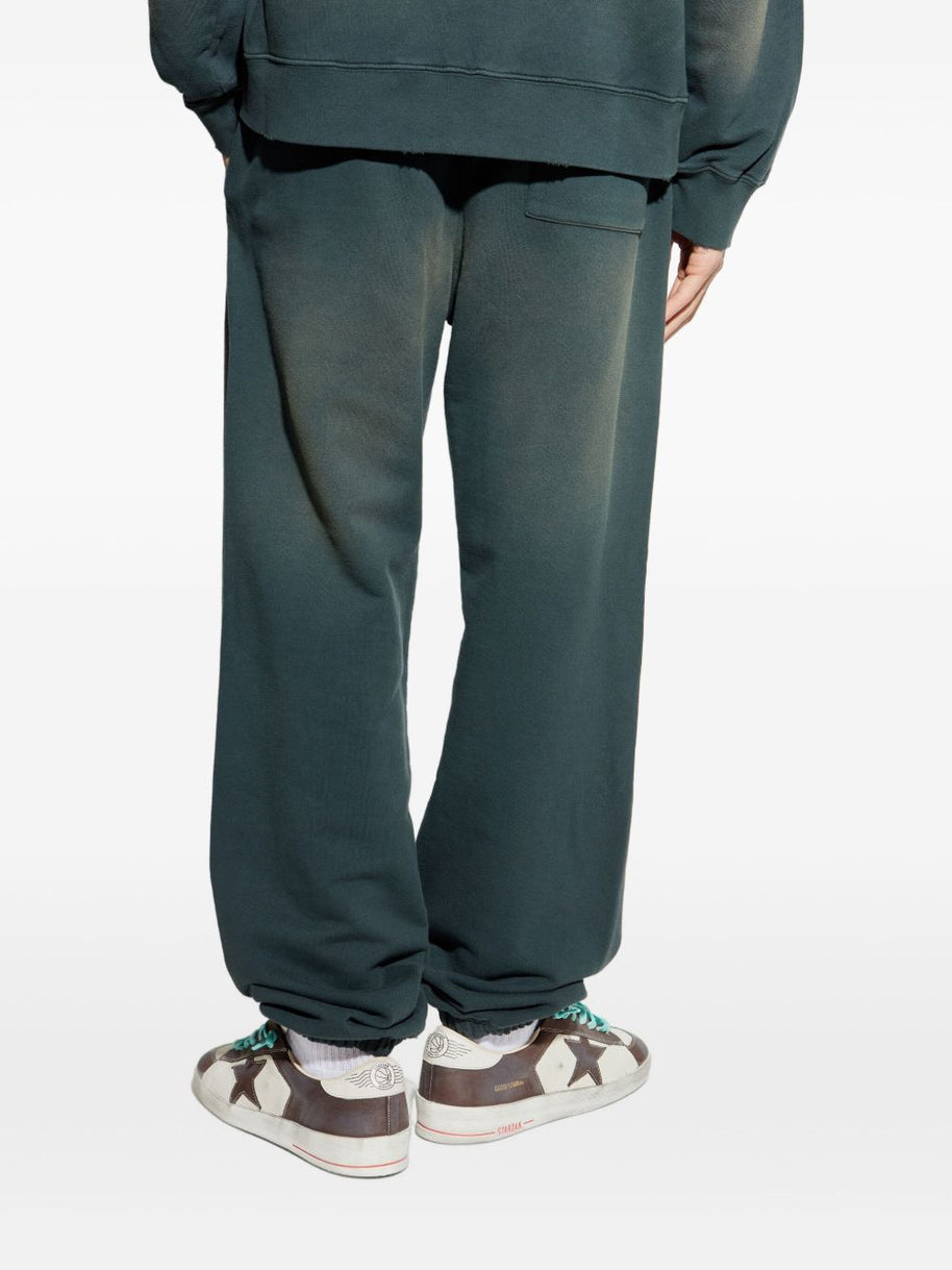 Golden Goose Logo Cotton Sweatpants - Black