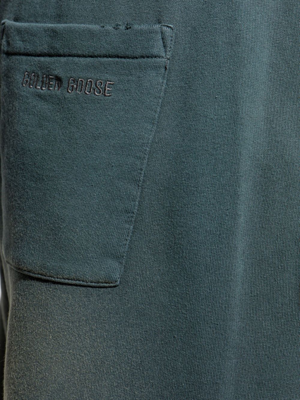 Golden Goose Logo Cotton Sweatpants - Black