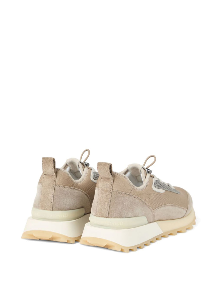 Brunello Cucinelli Leather Sneakers - Beige