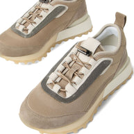 Brunello Cucinelli Leather Sneakers - Beige