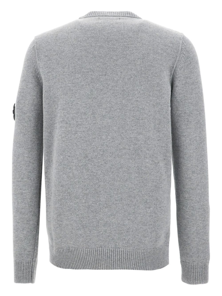 Stone Island Wool Crewneck Sweater - Grey