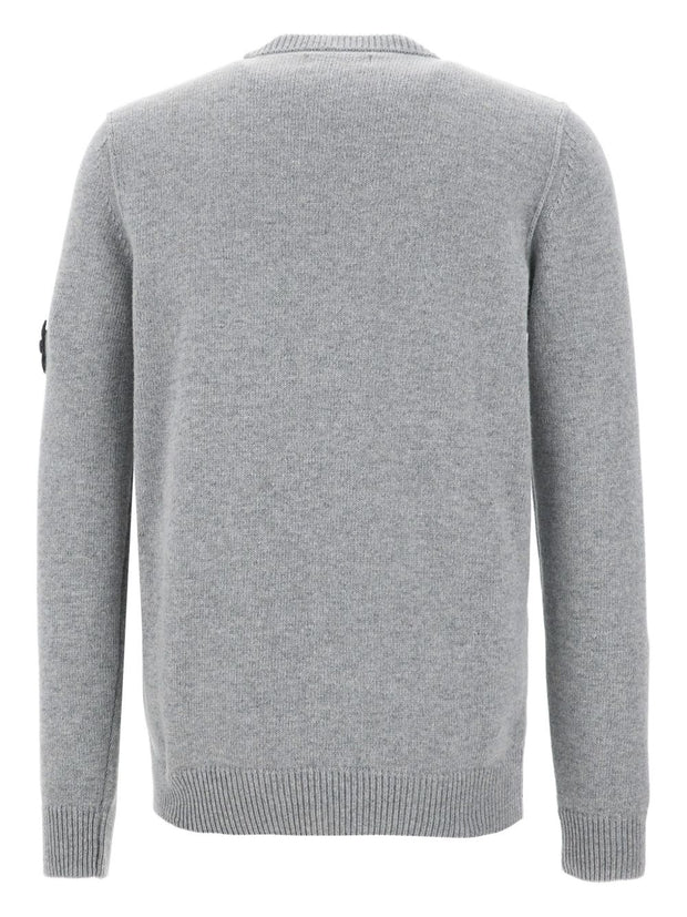 Stone Island Wool Crewneck Sweater - Grey