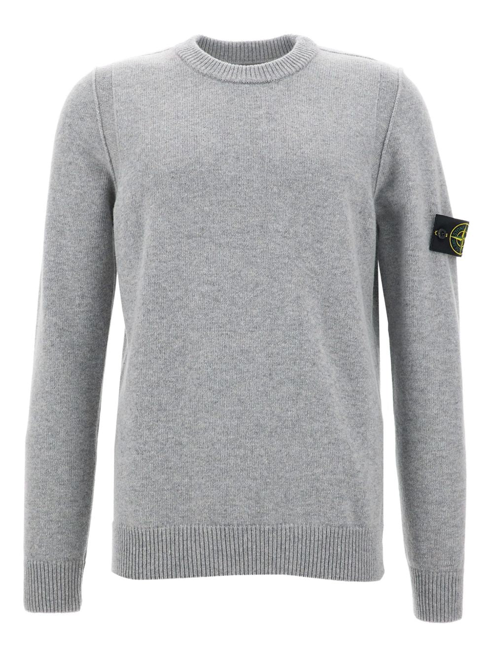Stone Island Wool Crewneck Sweater - Grey