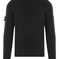 Stone Island Wool Crewneck Sweater - Black