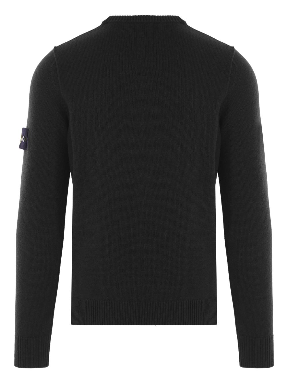 Stone Island Wool Crewneck Sweater - Black