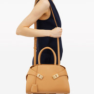 Ferragamo Hug Small Leather Tote Bag