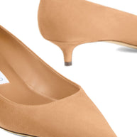 Jimmy Choo Amelia Suede Leather Pumps - Beige