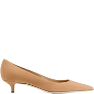 Jimmy Choo Amelia Suede Leather Pumps - Beige