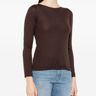 Brunello Cucinelli Cashmere Boat-neck Sweater - Brown