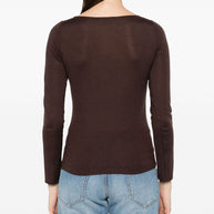 Brunello Cucinelli Cashmere Boat-neck Sweater - Brown