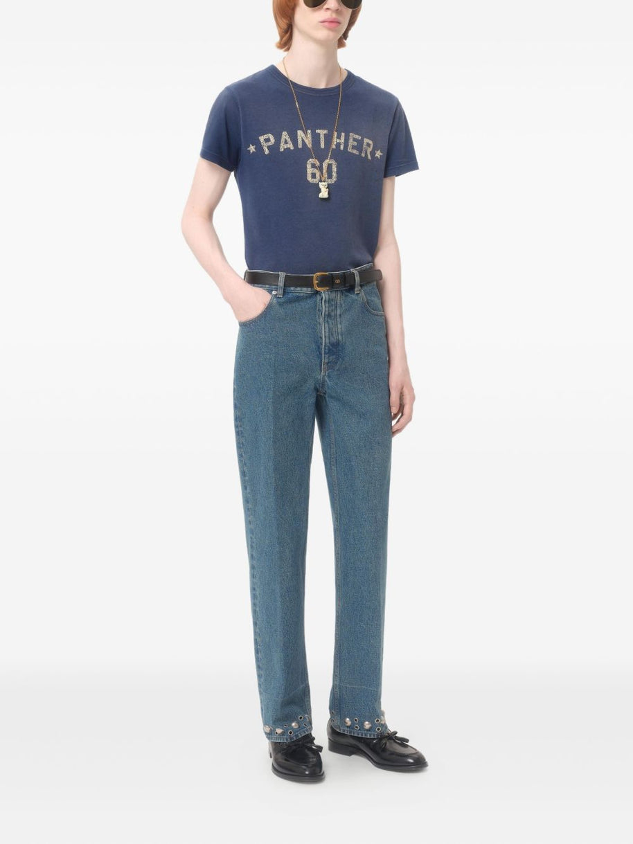 Valentino Chez Valentino Cotton T-shirt - Blue