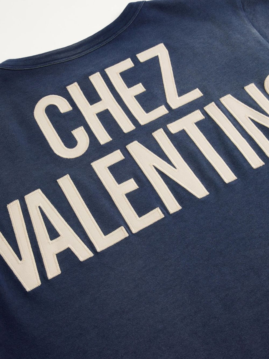 Valentino Chez Valentino Cotton T-shirt - Blue