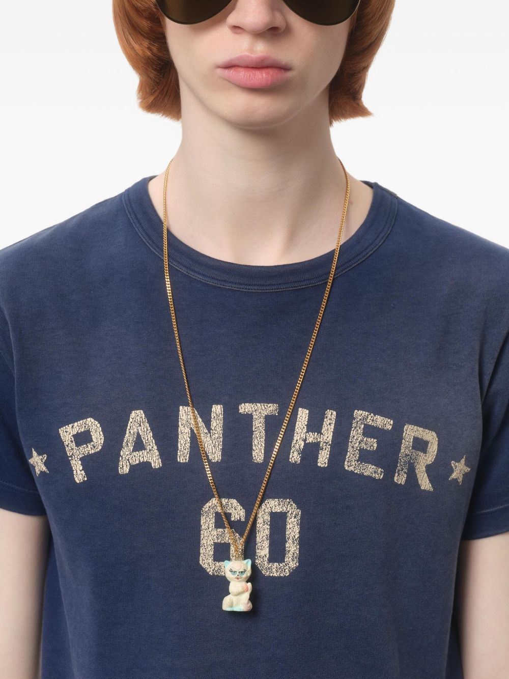 Valentino Chez Valentino Cotton T-shirt - Blue