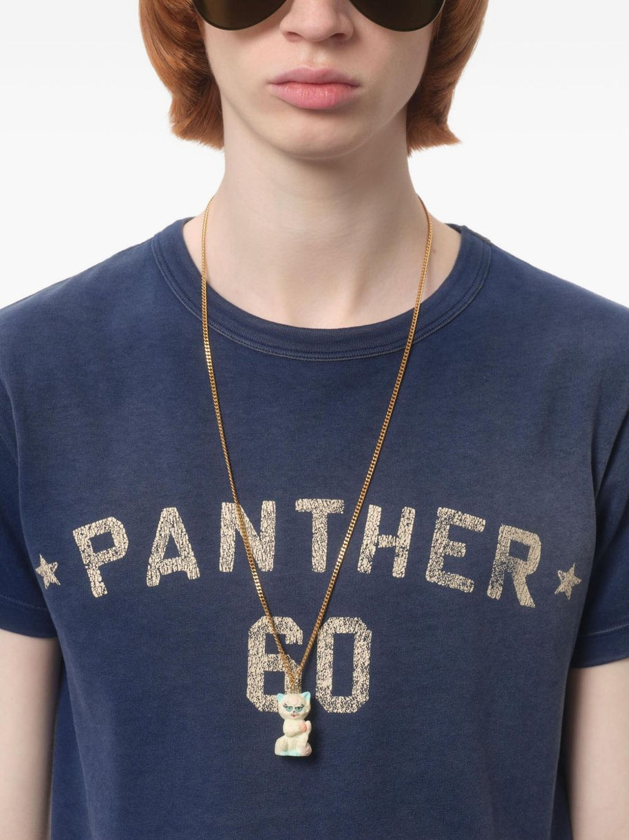 Valentino Chez Valentino Cotton T-shirt - Blue