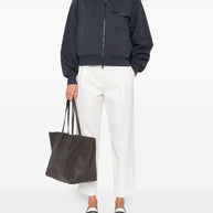 Brunello Cucinelli Cotton Zipped Sweatshirt - Blue