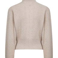 Brunello Cucinelli Cashmere Zipped Cardigan - Beige