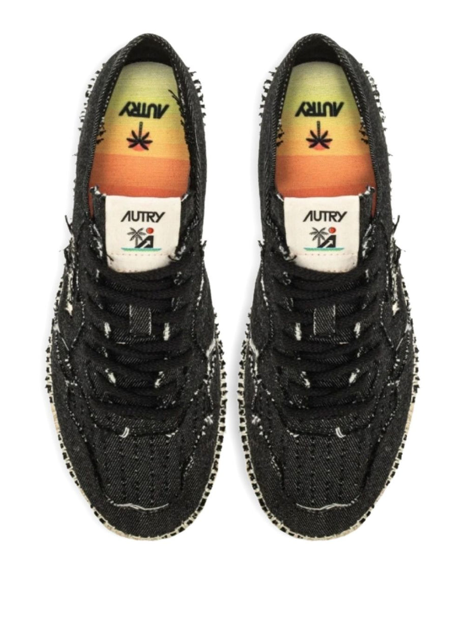 AUTRY Espadrillas Low Canvas Sneakers Black