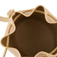 Valentino Garavani VLogo Signature Mini Leather Bucket Bag - Powder