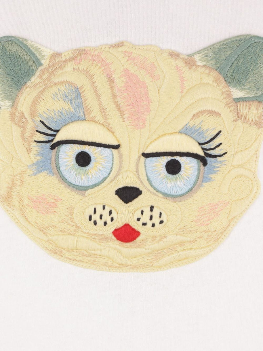 Valentino Le Chat De La Maison Cotton T-shirt - Ivory