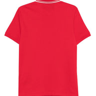 Valentino VLogo Signature Cotton Polo Shirt - Red
