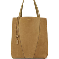 Chloé Spin Tote Bag In Suede