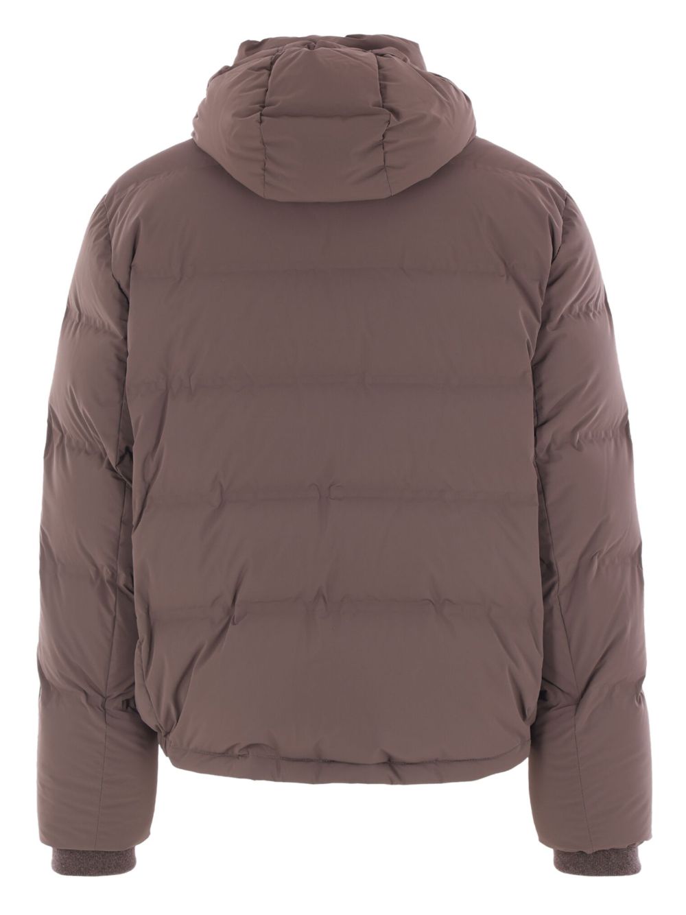 Brunello Cucinelli Nylon Down Jacket - Brown