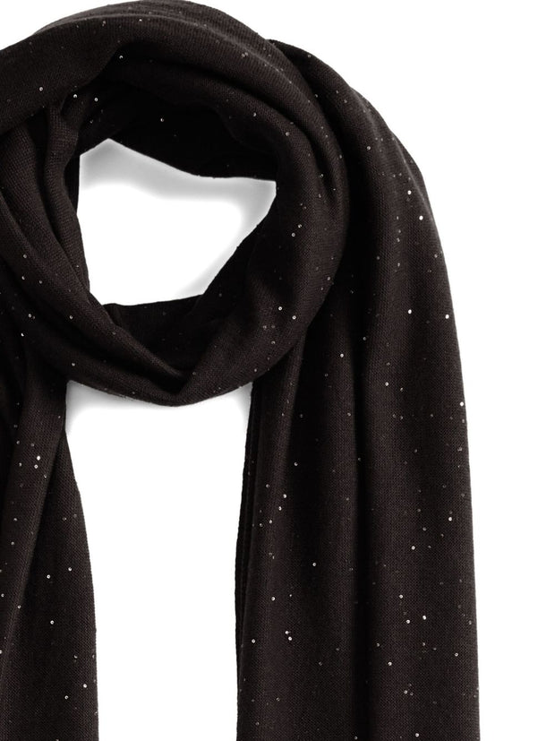 Fabiana Filippi Sequin Embellishment Wool Scarf