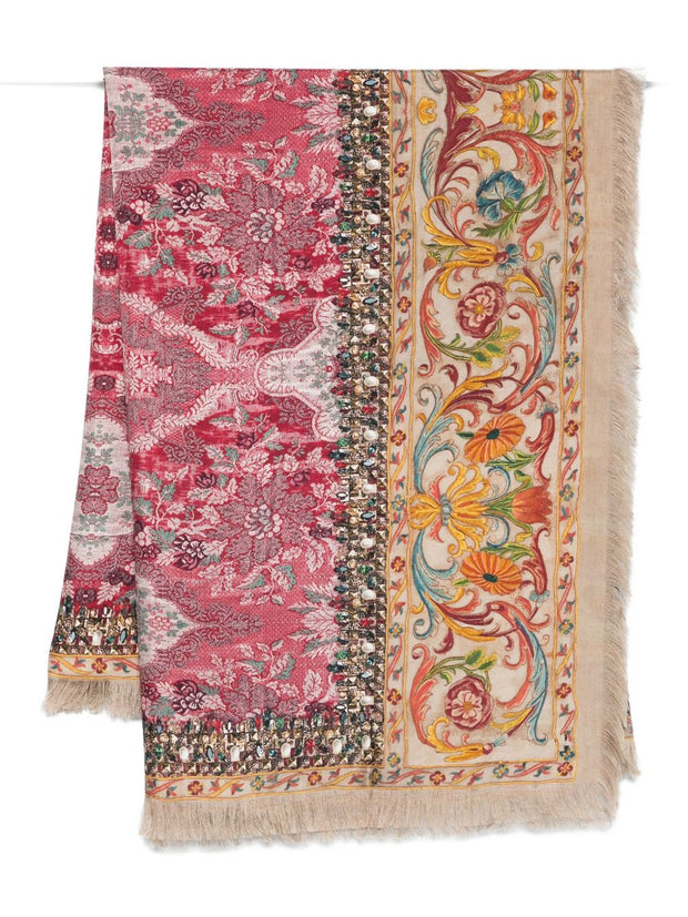 Pierre Louis Mascia Printed Silk Scarf - MultiColour