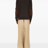 Maison Margiela Wool Polo Shirt - Brown