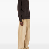 Maison Margiela Wool Polo Shirt - Brown