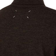 Maison Margiela Wool Polo Shirt - Brown