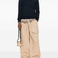 Maison Margiela  Wool Crewneck Sweater - Blue