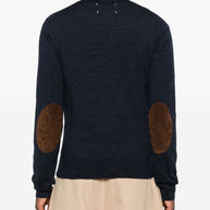 Maison Margiela  Wool Crewneck Sweater - Blue