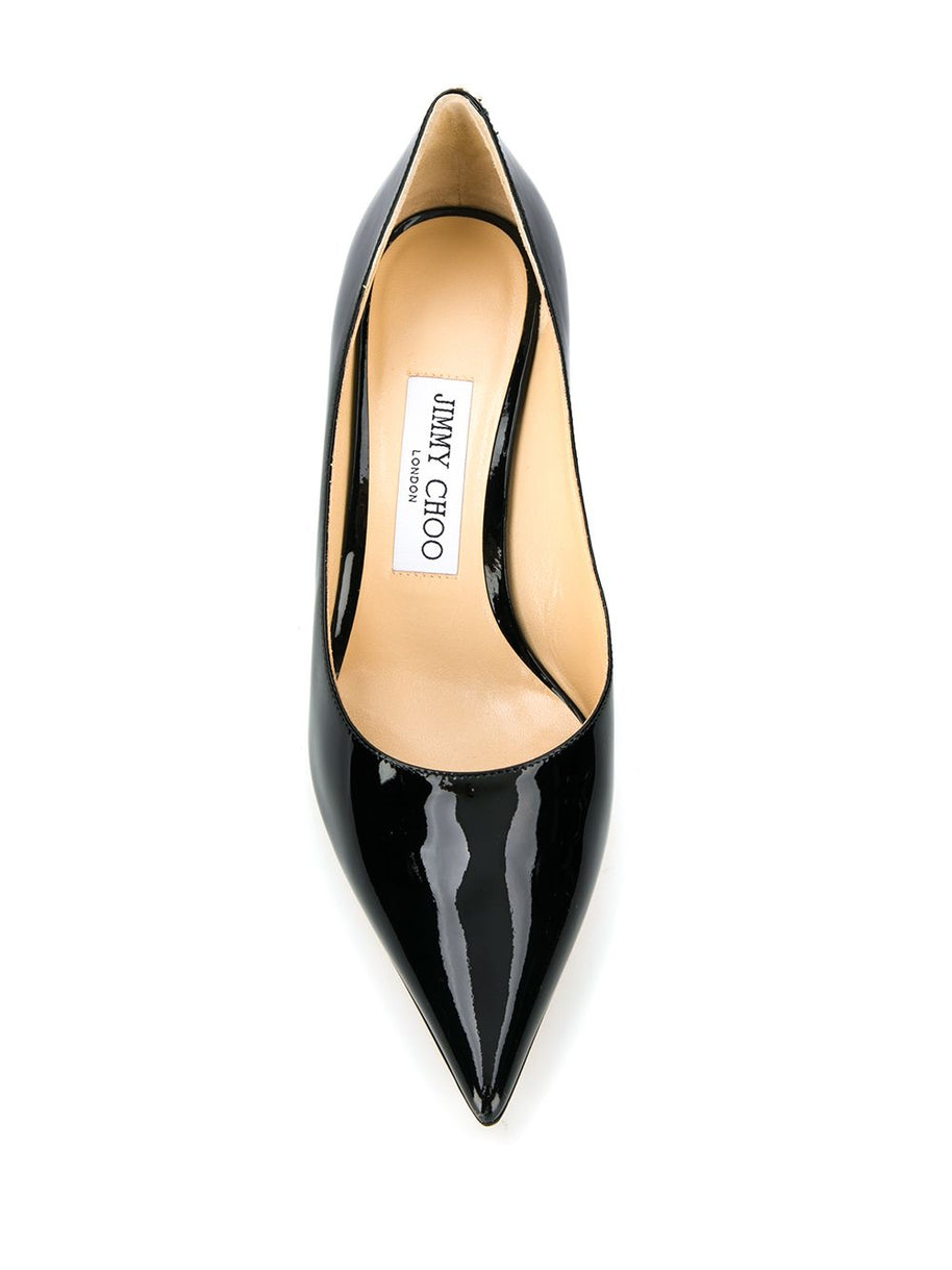 Jimmy Choo Love 65 Patent Leather Pumps - Black